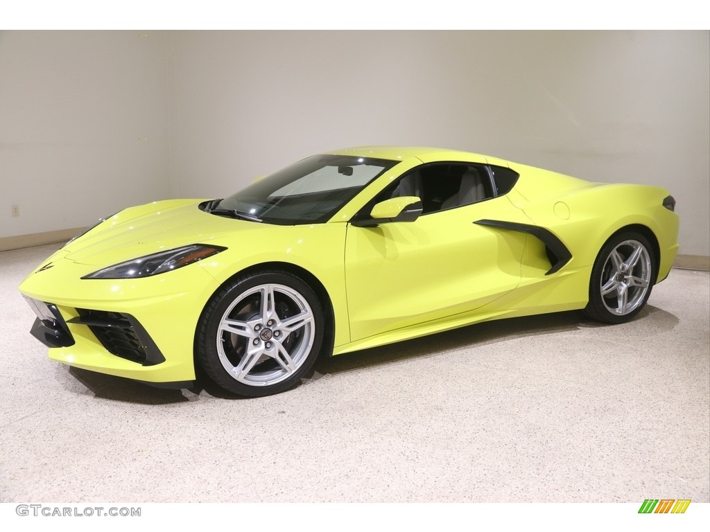 Accelerate Yellow Metallic 2023 Chevrolet Corvette Stingray Coupe Exterior Photo #145964332