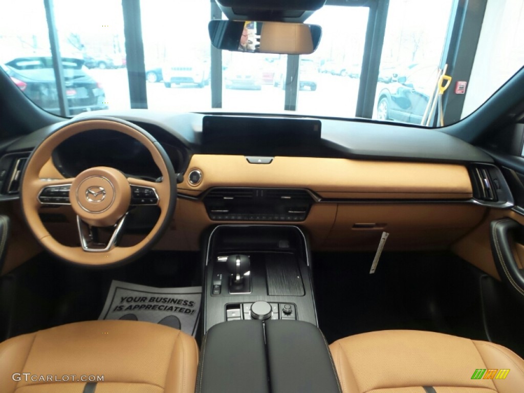 2024 Mazda CX-90 Premium Plus AWD Tan Dashboard Photo #145964482