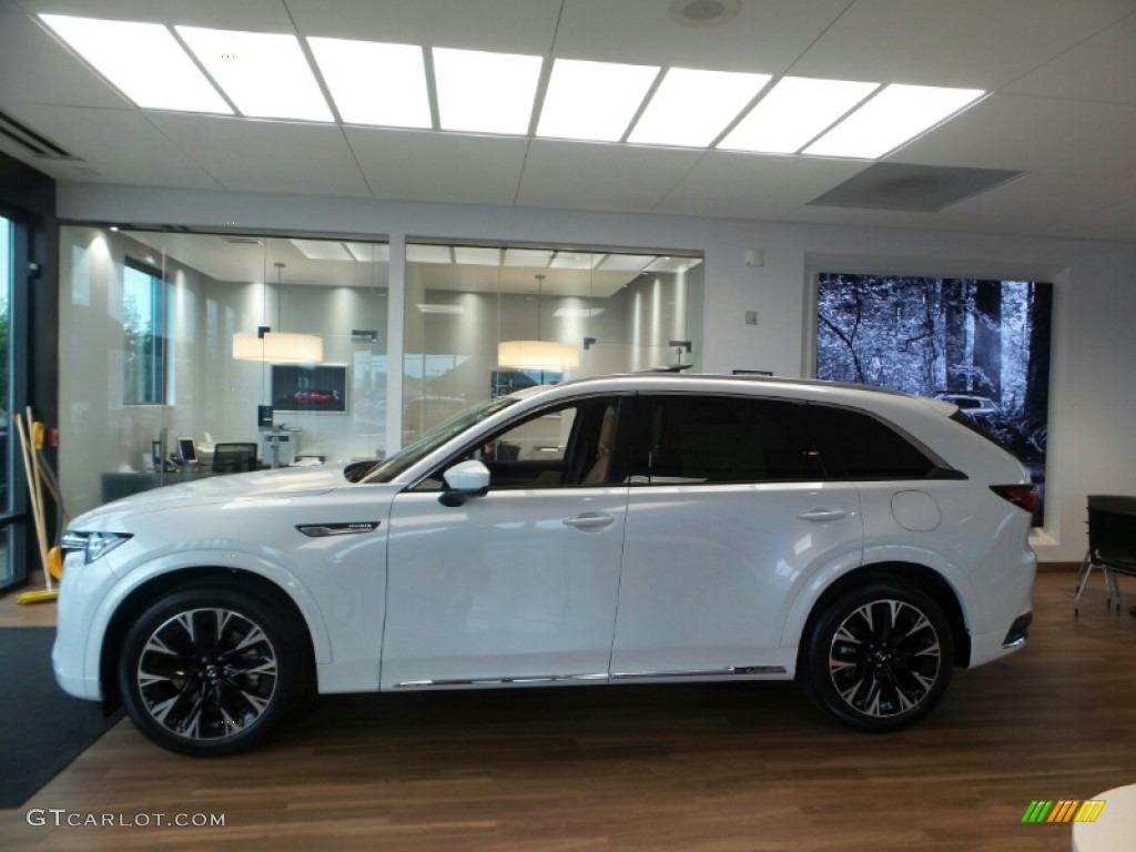 Rhodium White Premium 2024 Mazda CX-90 Premium Plus AWD Exterior Photo #145964563