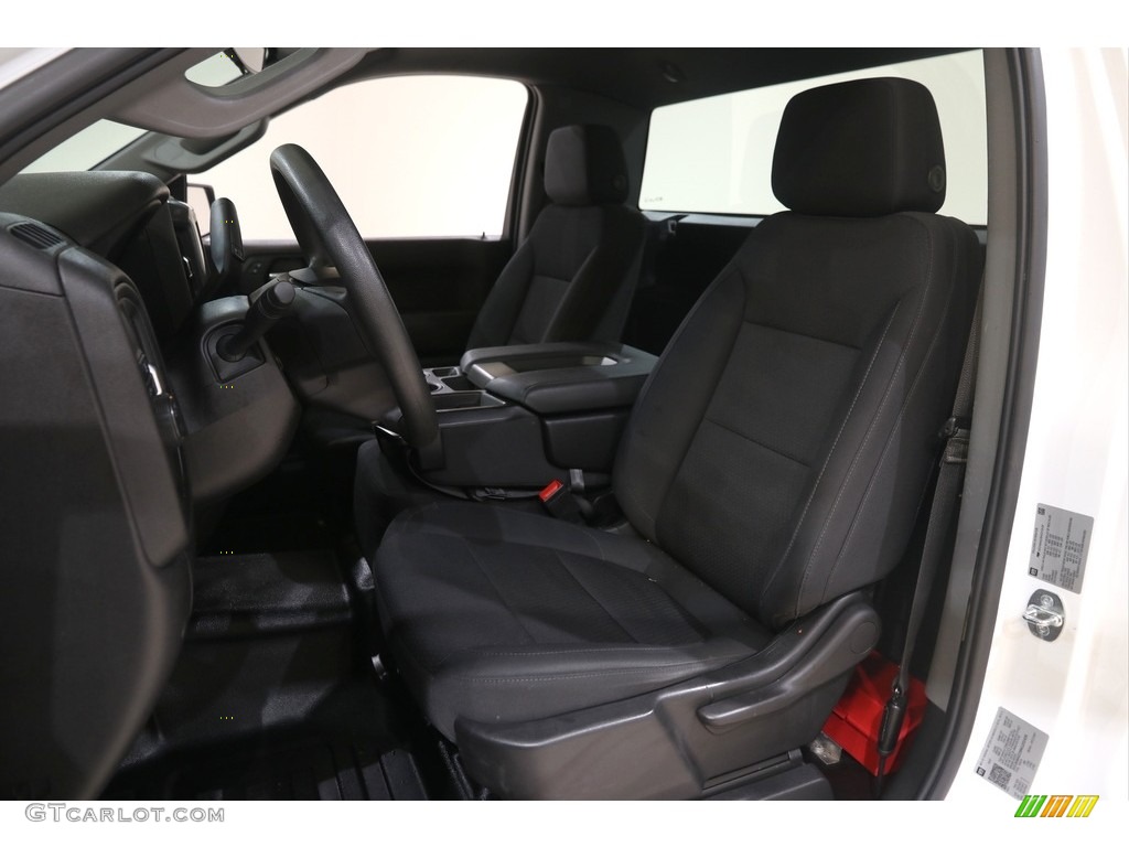 Jet Black Interior 2022 Chevrolet Silverado 1500 Limited WT Regular Cab Photo #145965388