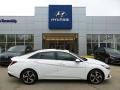 2023 Ceramic White Hyundai Elantra Limited Hybrid #145964224