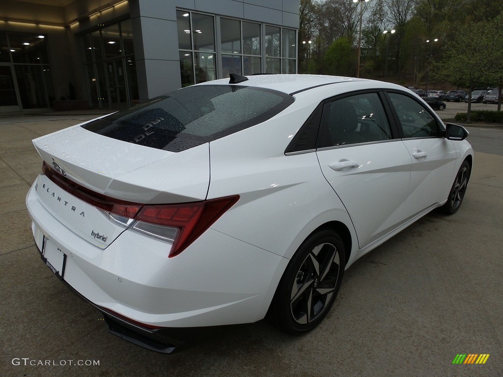 2023 Elantra Limited Hybrid - Ceramic White / Black photo #2