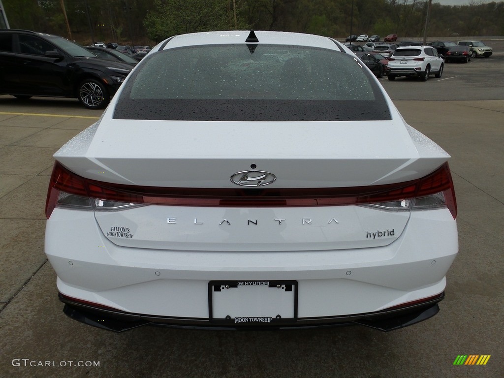 2023 Elantra Limited Hybrid - Ceramic White / Black photo #3