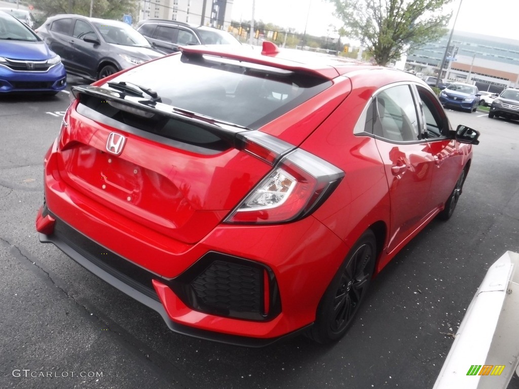 Rallye Red 2018 Honda Civic EX Hatchback Exterior Photo #145965778