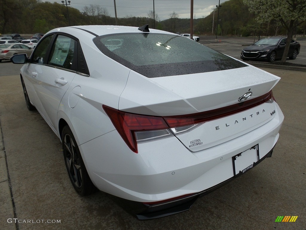 2023 Elantra Limited Hybrid - Ceramic White / Black photo #5