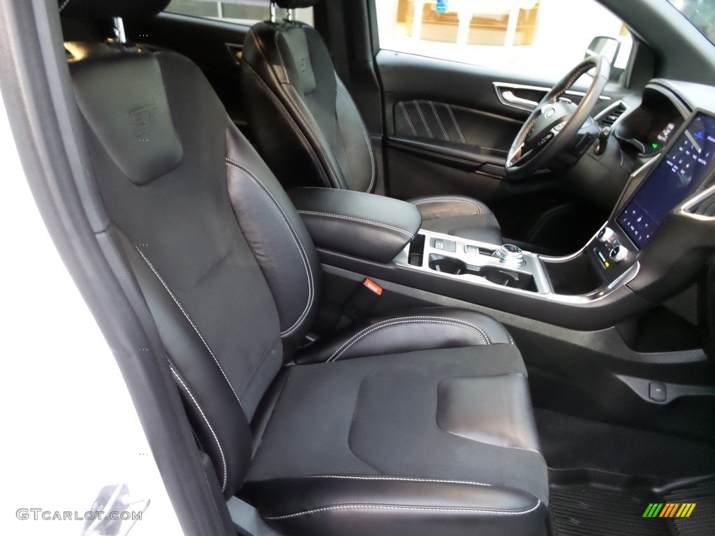 Ebony Interior 2022 Ford Edge ST AWD Photo #145965805