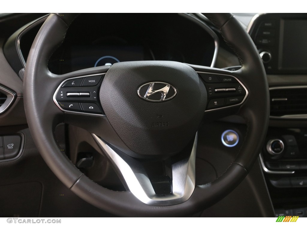 2020 Santa Fe SEL AWD - Lava Orange / Espresso/Gray photo #7