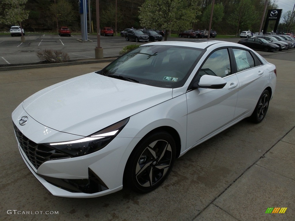 2023 Elantra Limited Hybrid - Ceramic White / Black photo #7