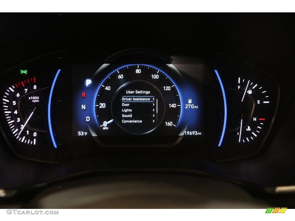 2020 Santa Fe SEL AWD - Lava Orange / Espresso/Gray photo #8