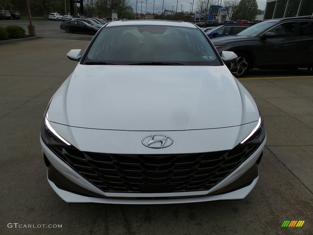 2023 Elantra Limited Hybrid - Ceramic White / Black photo #8