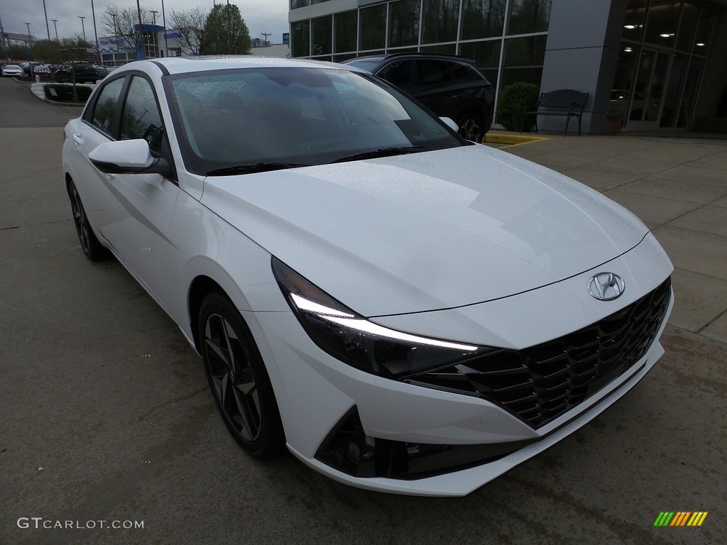 2023 Elantra Limited Hybrid - Ceramic White / Black photo #9
