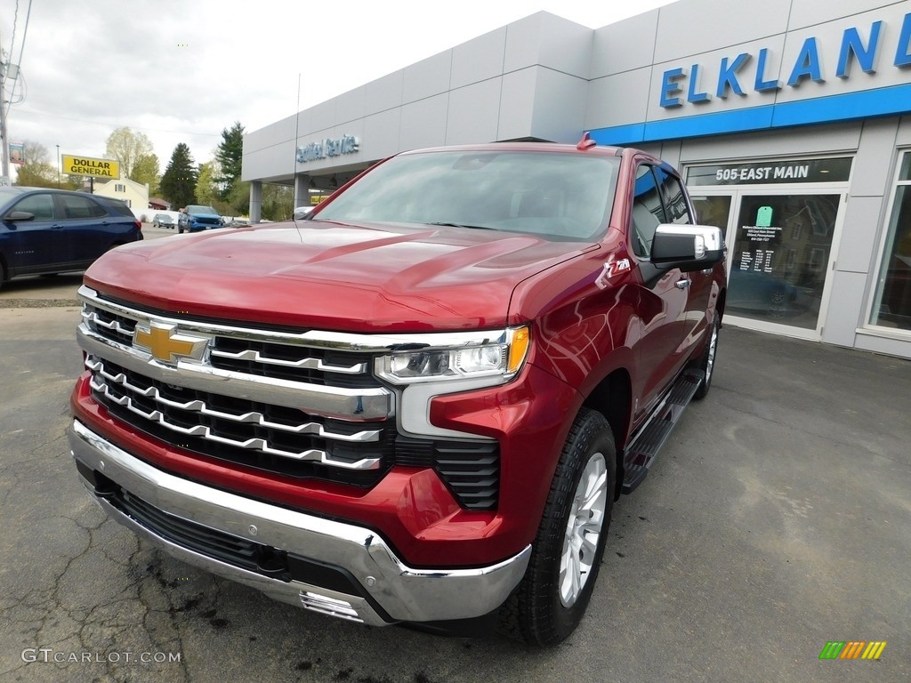 2023 Silverado 1500 LTZ Crew Cab 4x4 - Radiant Red Tintcoat / Jet Black photo #2