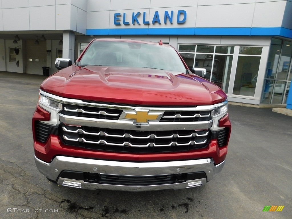 2023 Silverado 1500 LTZ Crew Cab 4x4 - Radiant Red Tintcoat / Jet Black photo #3