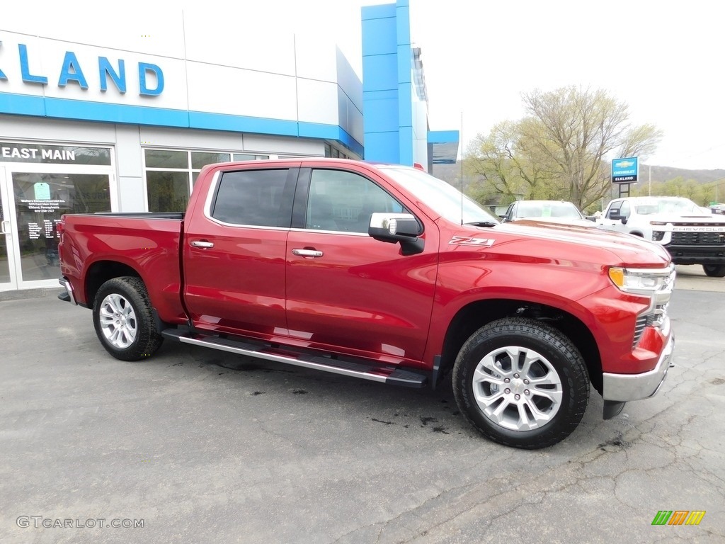 2023 Silverado 1500 LTZ Crew Cab 4x4 - Radiant Red Tintcoat / Jet Black photo #5