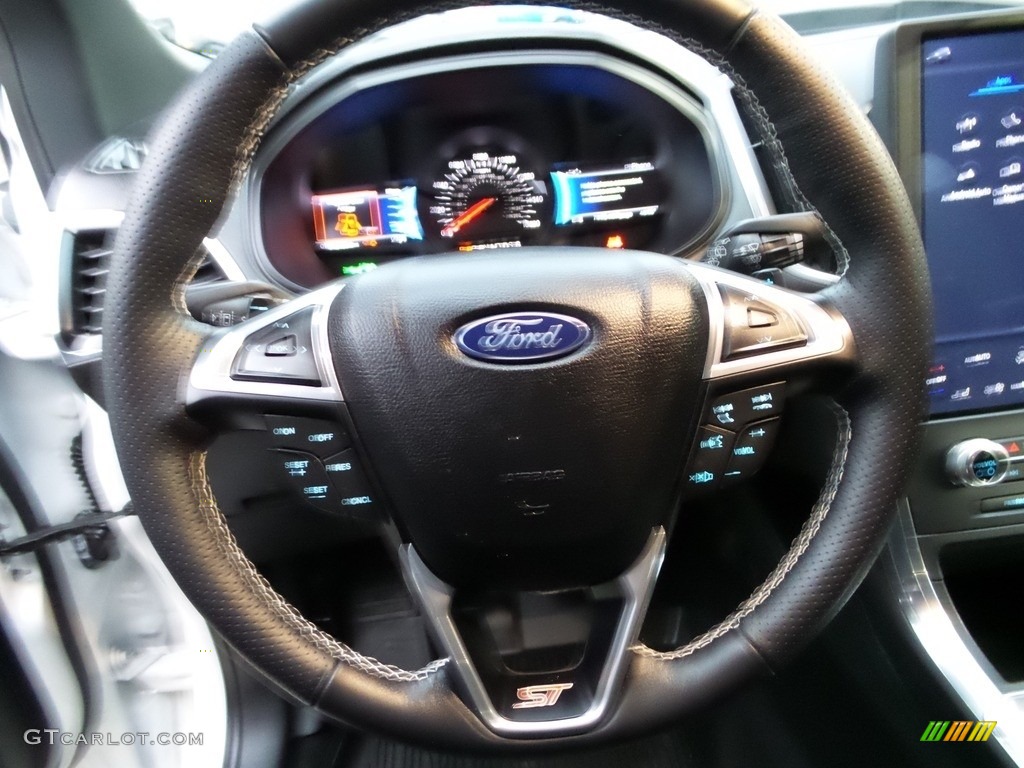 2022 Edge ST AWD - Star White Metallic / Ebony photo #23