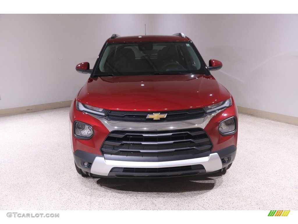 2021 TrailBlazer LT AWD - Scarlet Red Metallic / Jet Black photo #2