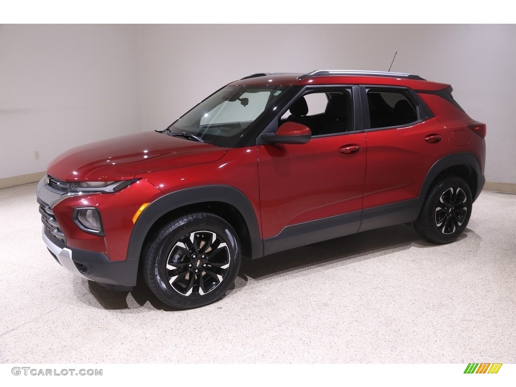 2021 TrailBlazer LT AWD - Scarlet Red Metallic / Jet Black photo #3