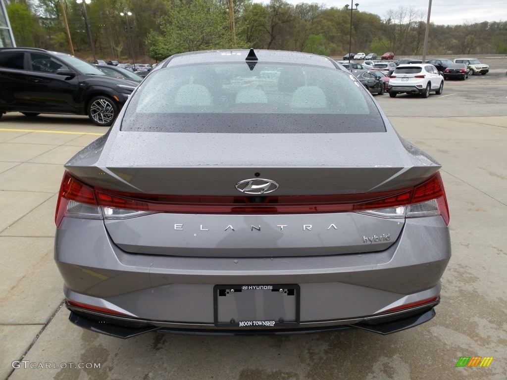 2023 Elantra Limited Hybrid - Fluid Metal / Medium Gray photo #3