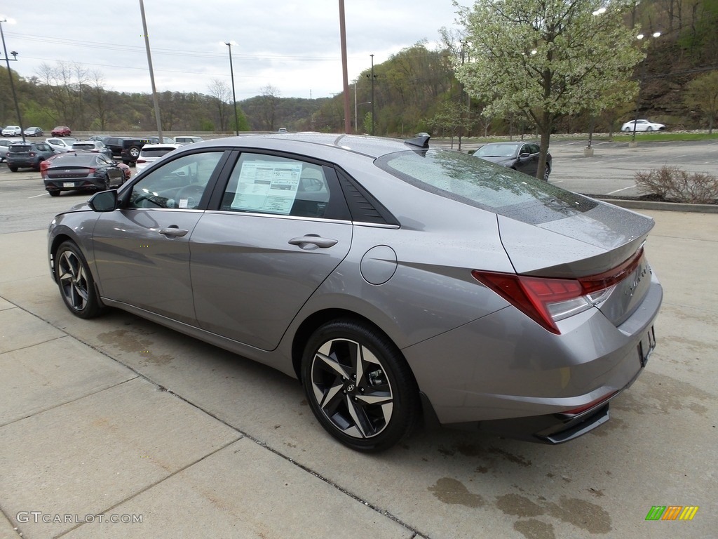 2023 Elantra Limited Hybrid - Fluid Metal / Medium Gray photo #5