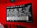 R513: Rallye Red 2018 Honda Civic EX Hatchback Color Code