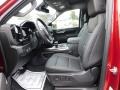 Jet Black Front Seat Photo for 2023 Chevrolet Silverado 1500 #145966378
