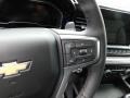 Jet Black 2023 Chevrolet Silverado 1500 LTZ Crew Cab 4x4 Steering Wheel