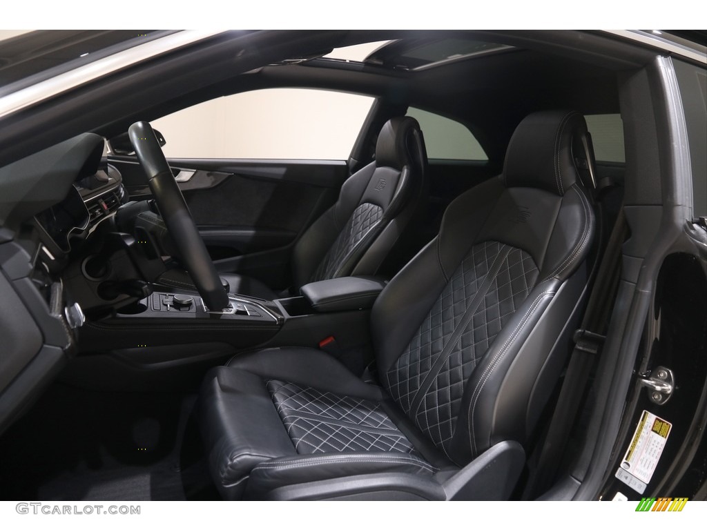 Black Interior 2018 Audi S5 Premium Plus Coupe Photo #145966648