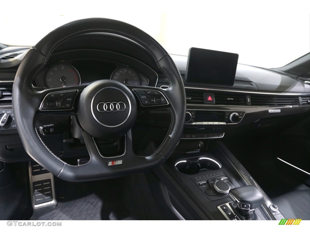 2018 Audi S5 Premium Plus Coupe Black Dashboard Photo #145966666