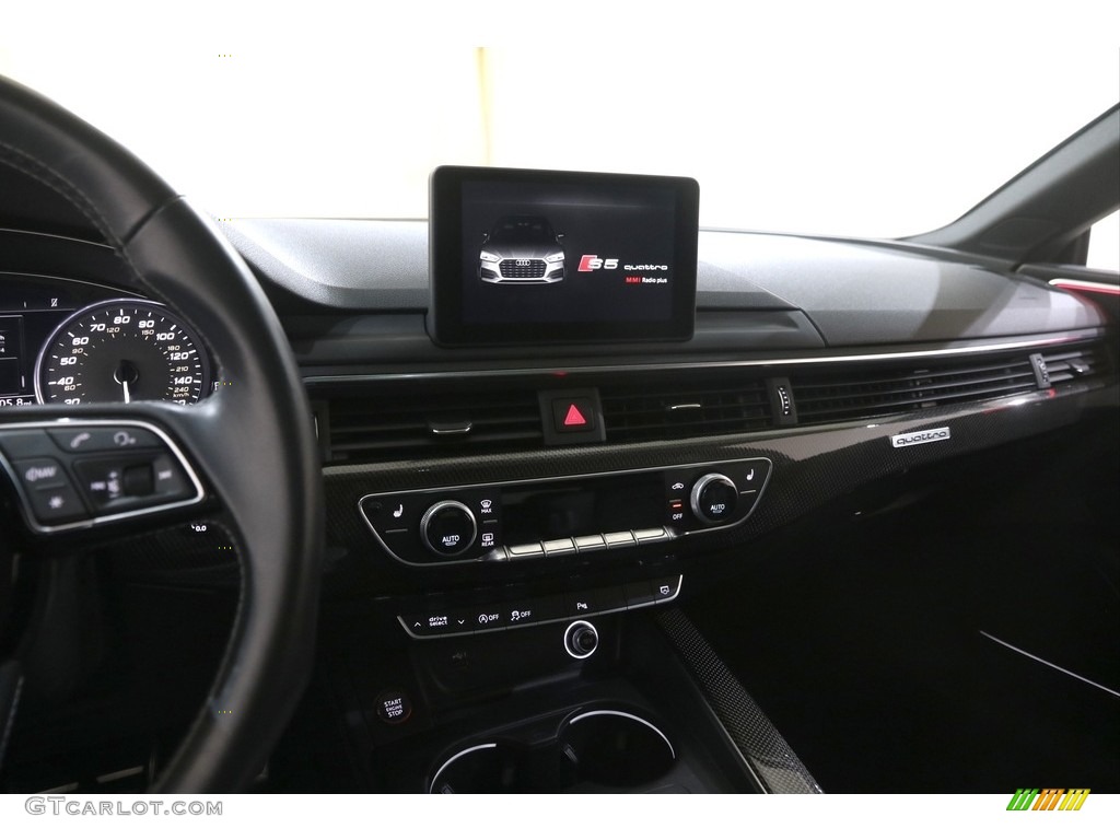 2018 Audi S5 Premium Plus Coupe Black Dashboard Photo #145966714