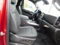 Jet Black Front Seat Photo for 2023 Chevrolet Silverado 1500 #145966966