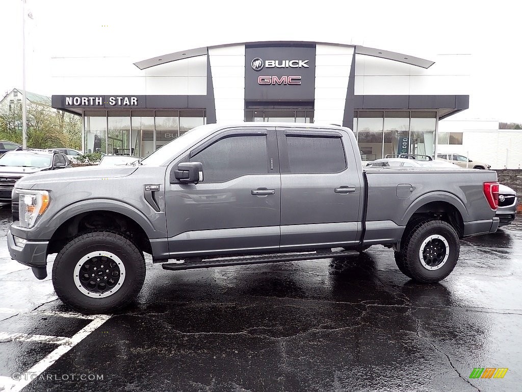 2021 F150 XLT SuperCrew 4x4 - Carbonized Gray / Black photo #1