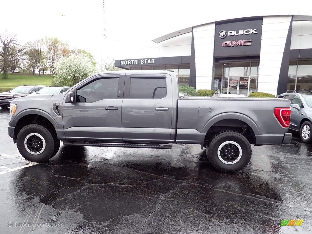 2021 F150 XLT SuperCrew 4x4 - Carbonized Gray / Black photo #2