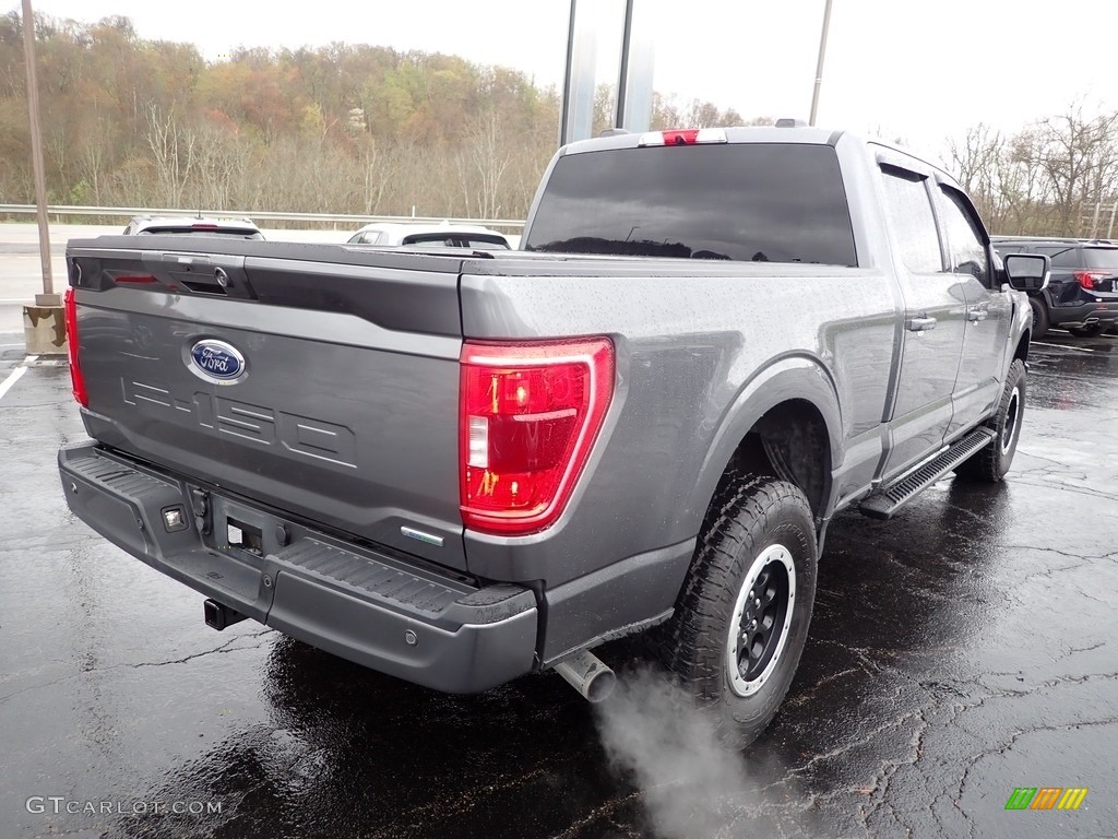 2021 F150 XLT SuperCrew 4x4 - Carbonized Gray / Black photo #6