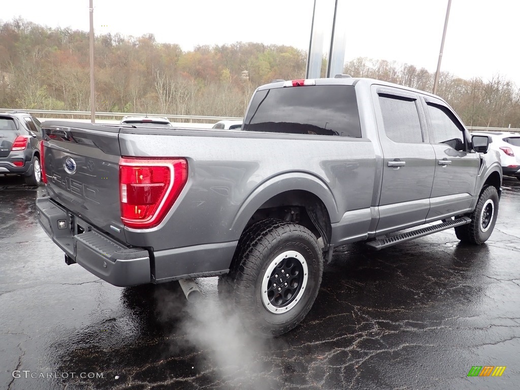 2021 F150 XLT SuperCrew 4x4 - Carbonized Gray / Black photo #7