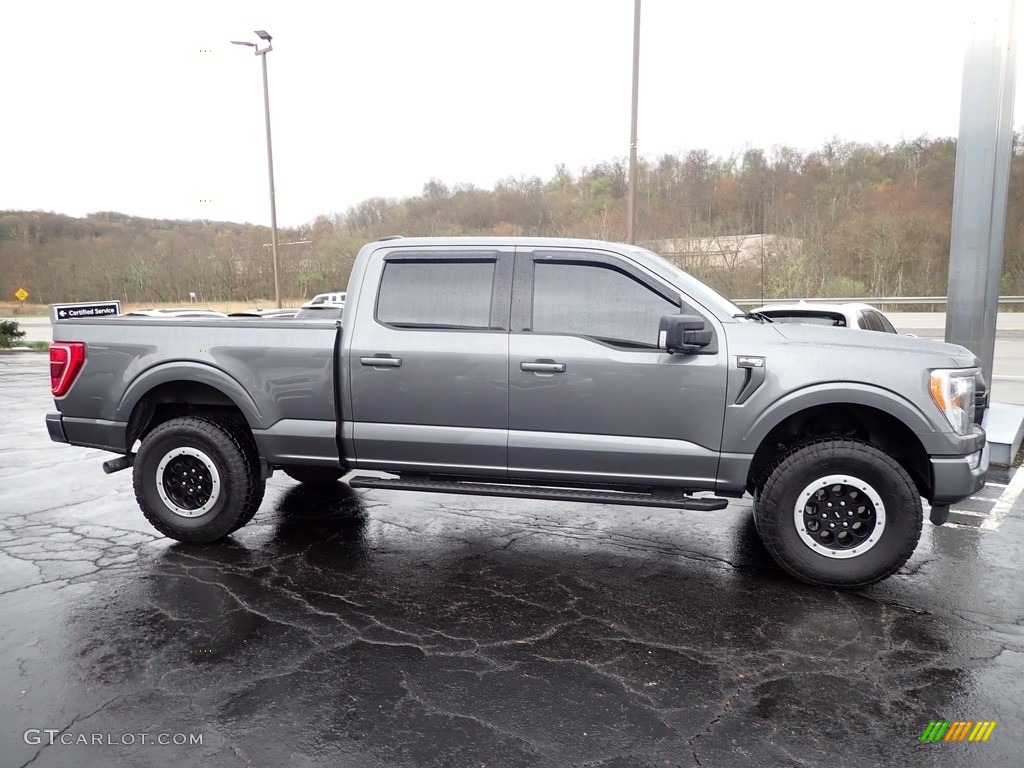 2021 F150 XLT SuperCrew 4x4 - Carbonized Gray / Black photo #8