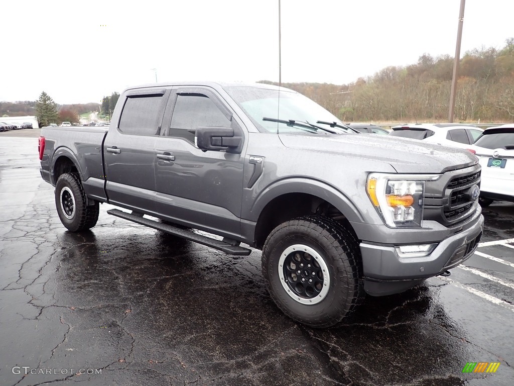 2021 F150 XLT SuperCrew 4x4 - Carbonized Gray / Black photo #9