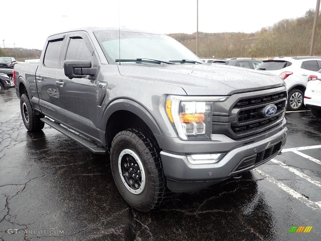 2021 F150 XLT SuperCrew 4x4 - Carbonized Gray / Black photo #10