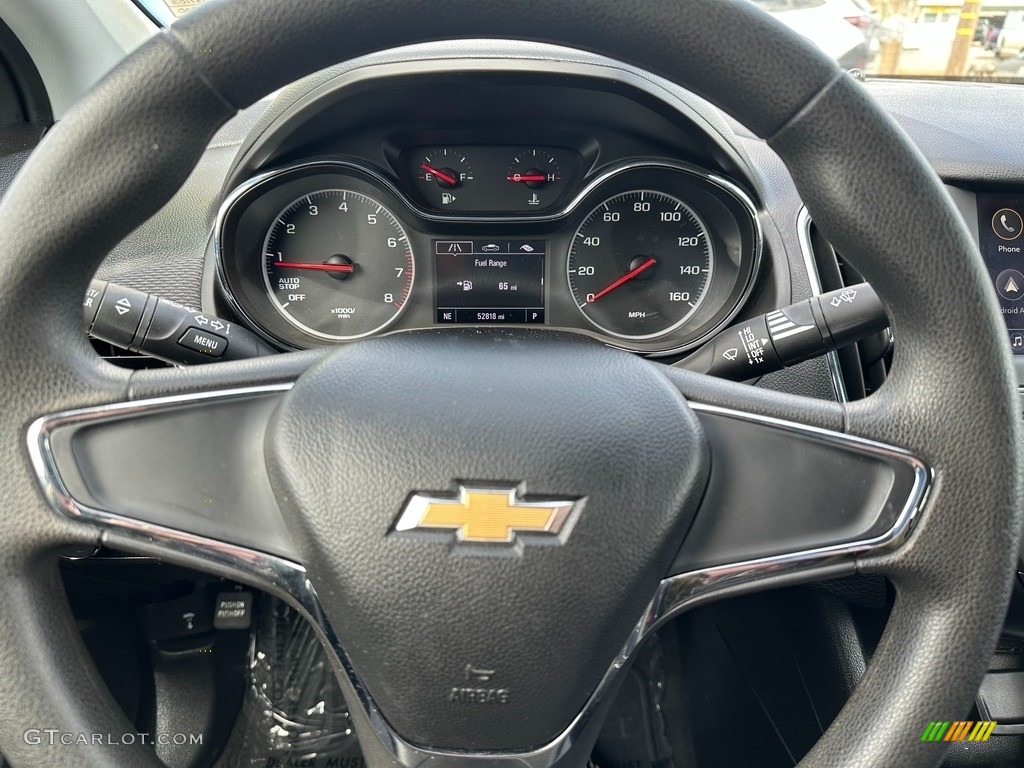 2019 Chevrolet Cruze LS Jet Black/­Galvanized Steering Wheel Photo #145967485