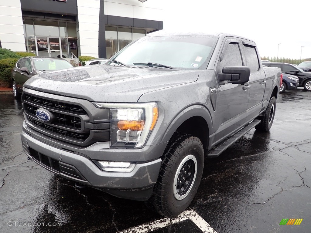 2021 F150 XLT SuperCrew 4x4 - Carbonized Gray / Black photo #12