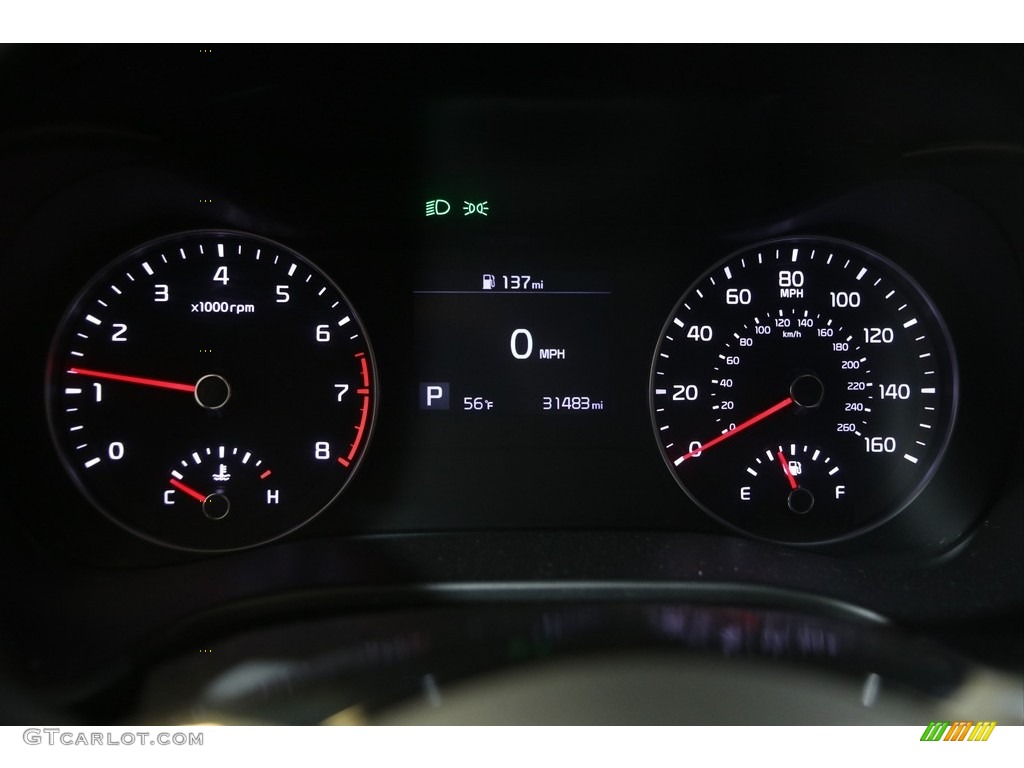 2019 Forte LXS - Aurora Black Pearl / Black photo #8