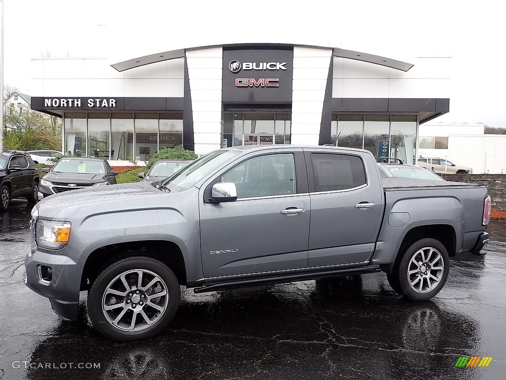 2019 Canyon Denali Crew Cab 4WD - Satin Steel Metallic / Jet Black photo #1