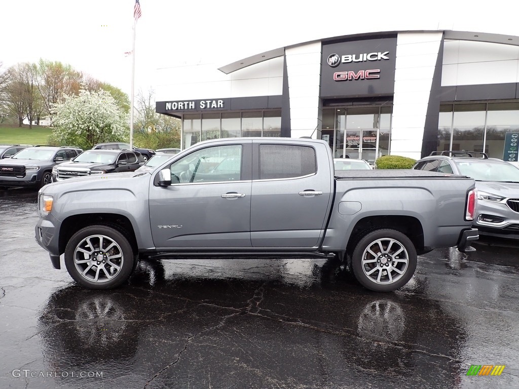 2019 Canyon Denali Crew Cab 4WD - Satin Steel Metallic / Jet Black photo #2