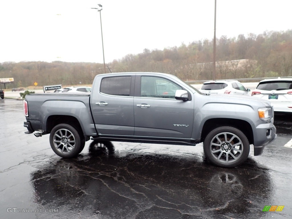 2019 Canyon Denali Crew Cab 4WD - Satin Steel Metallic / Jet Black photo #8