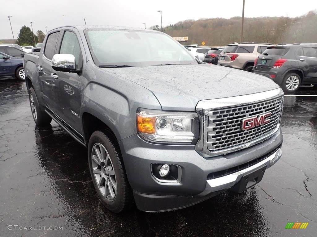 2019 Canyon Denali Crew Cab 4WD - Satin Steel Metallic / Jet Black photo #10