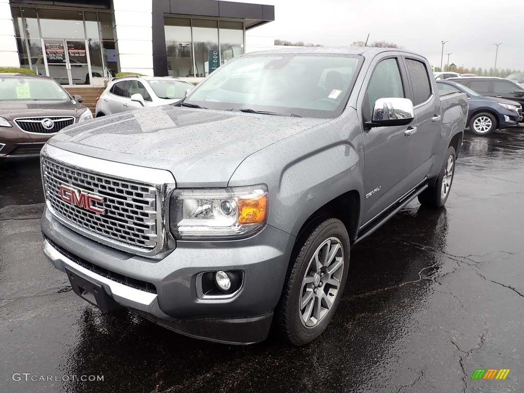 2019 Canyon Denali Crew Cab 4WD - Satin Steel Metallic / Jet Black photo #12