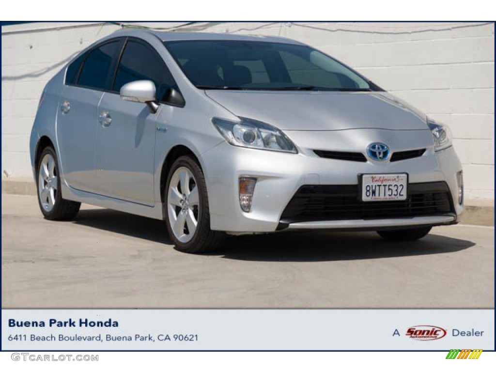 2014 Prius Four Hybrid - Classic Silver Metallic / Misty Gray photo #1