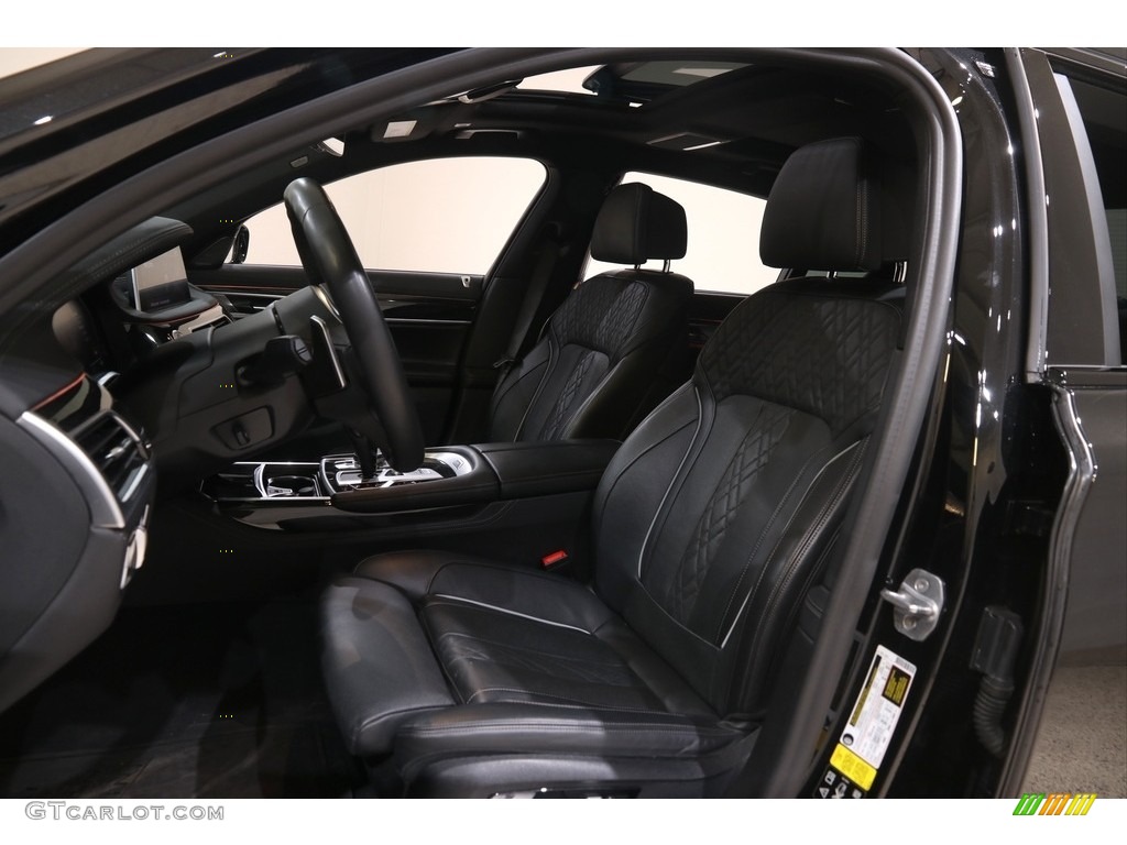 2020 7 Series 740i xDrive Sedan - Black Sapphire Metallic / Black photo #5