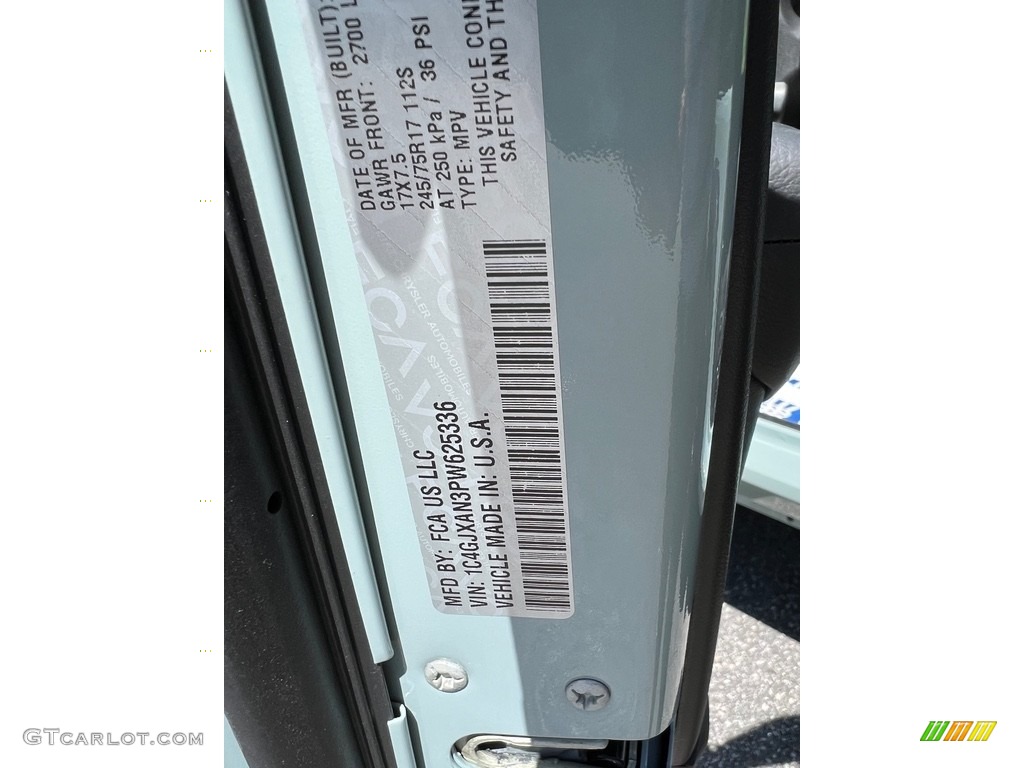 2023 Wrangler Sport 4x4 - Earl / Black photo #28