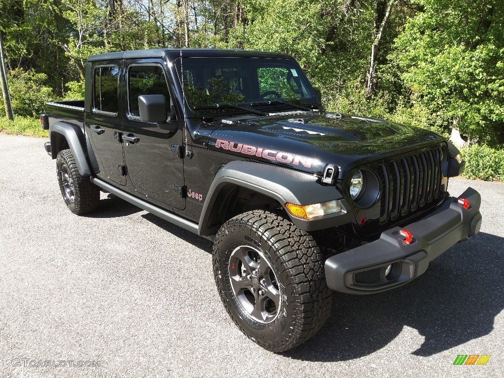 Black 2023 Jeep Gladiator Rubicon 4x4 Exterior Photo #145968751