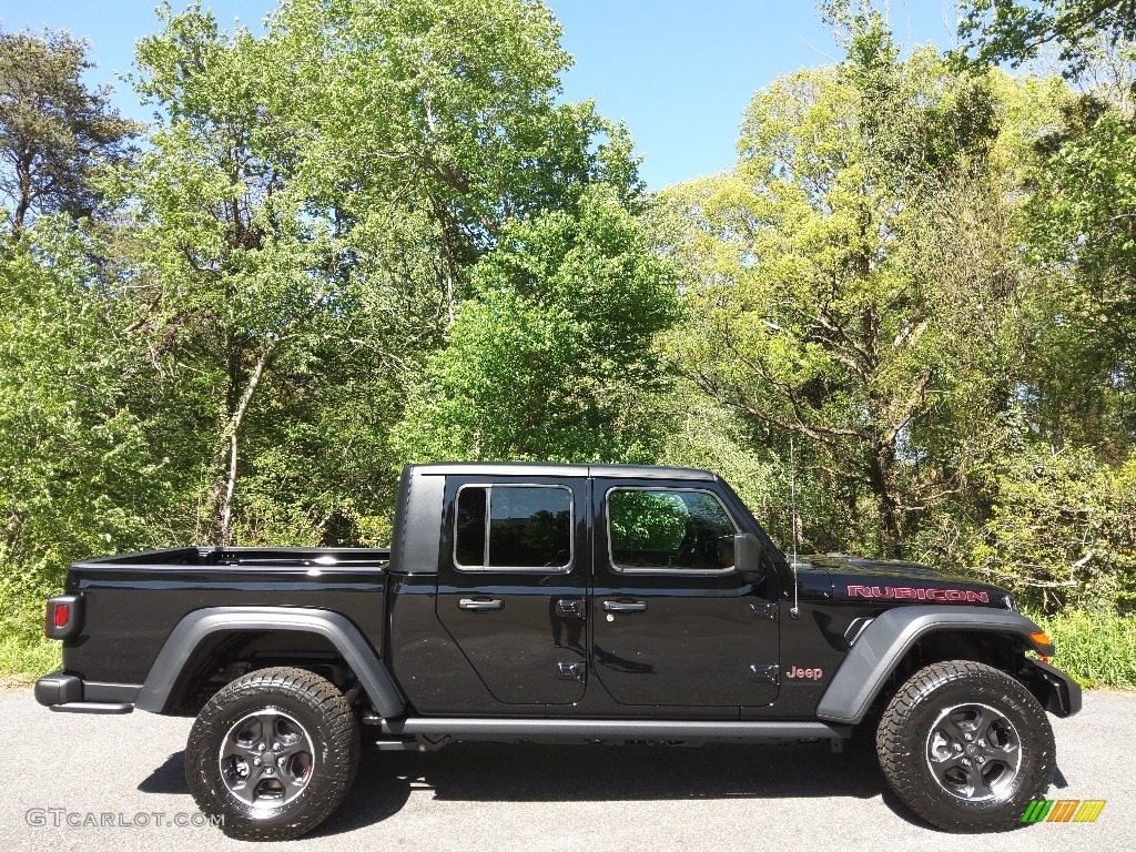 Black 2023 Jeep Gladiator Rubicon 4x4 Exterior Photo #145968772